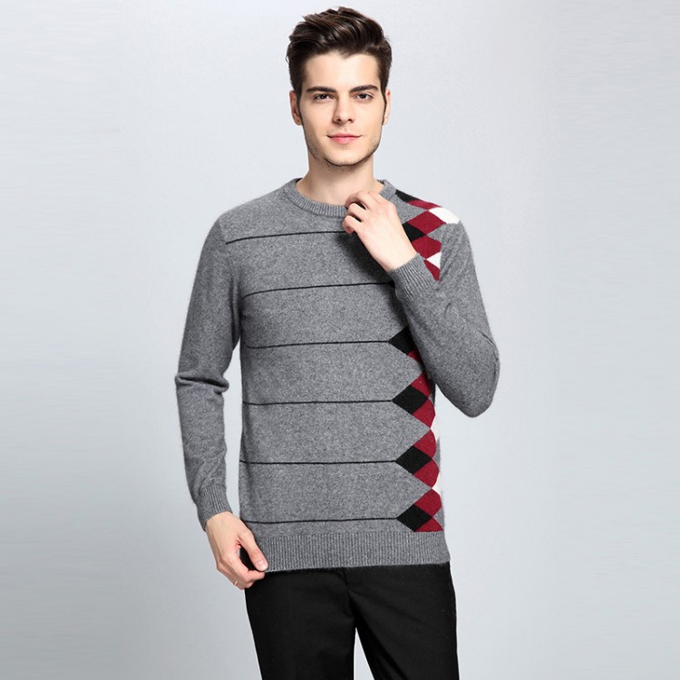 Geo-pattern sweater